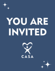 You Are Invited with CASA logo