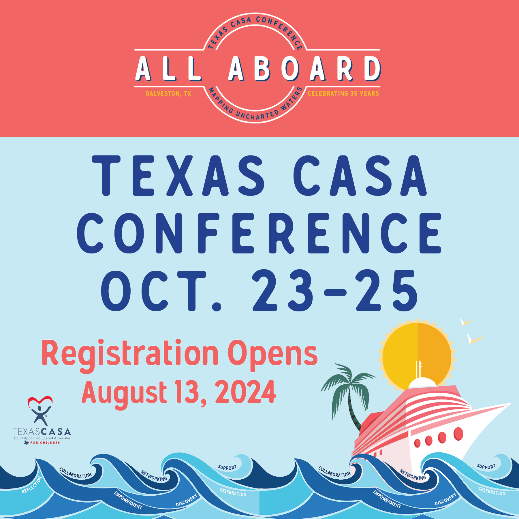 Mark Your Calendar for the 2024 Texas CASA Conference Texas CASA