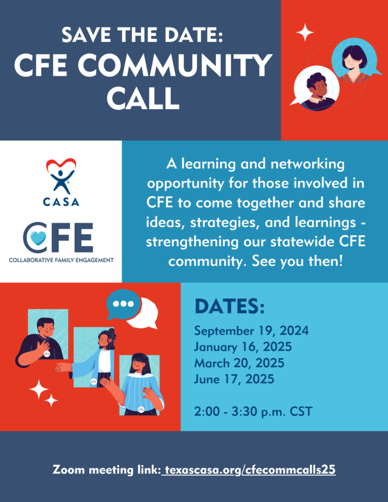cfe community call information and dates