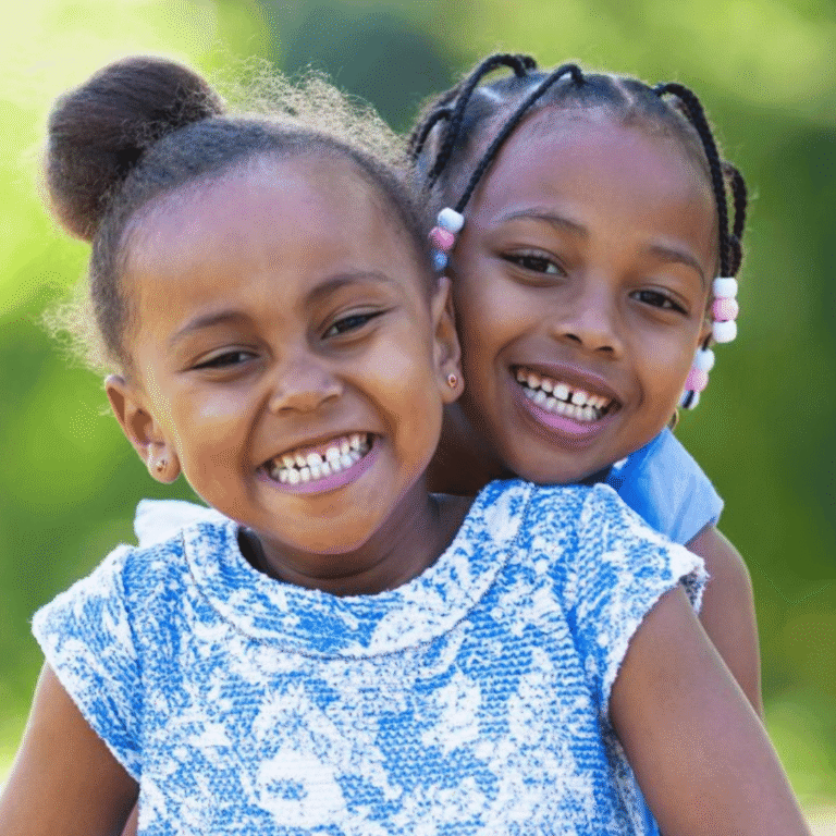 two black little girls