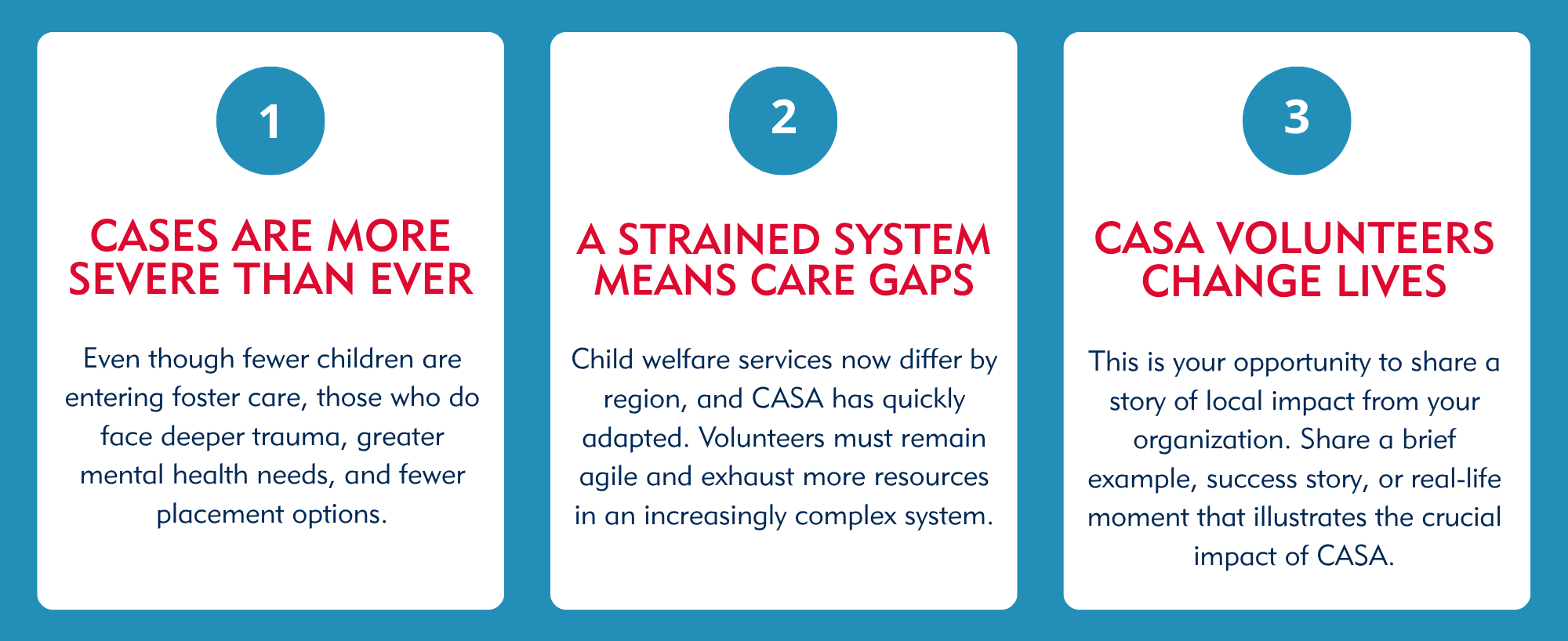 3 pillars of casa story