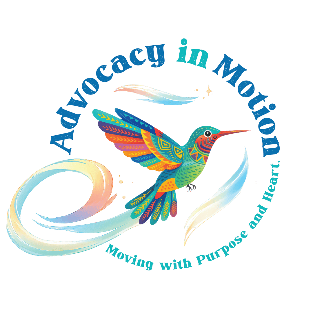 2026 conference logo advocacy in motion with hummingbird
