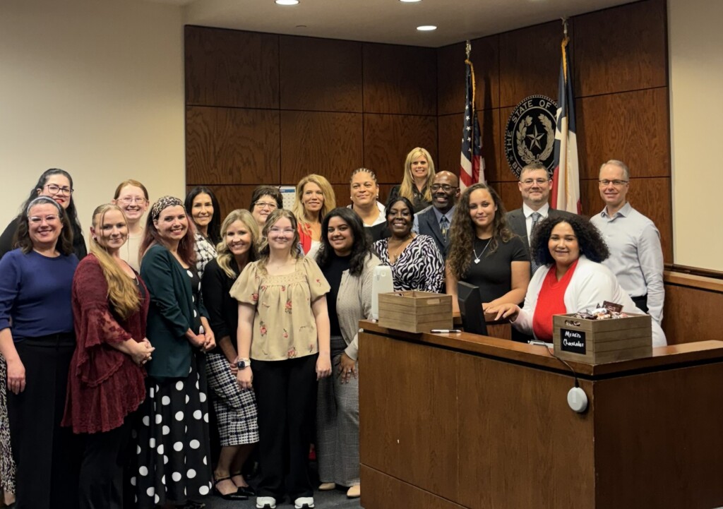 swearing in of CASA volunteers