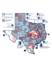 Community-Based Care overlay map of local program service areas